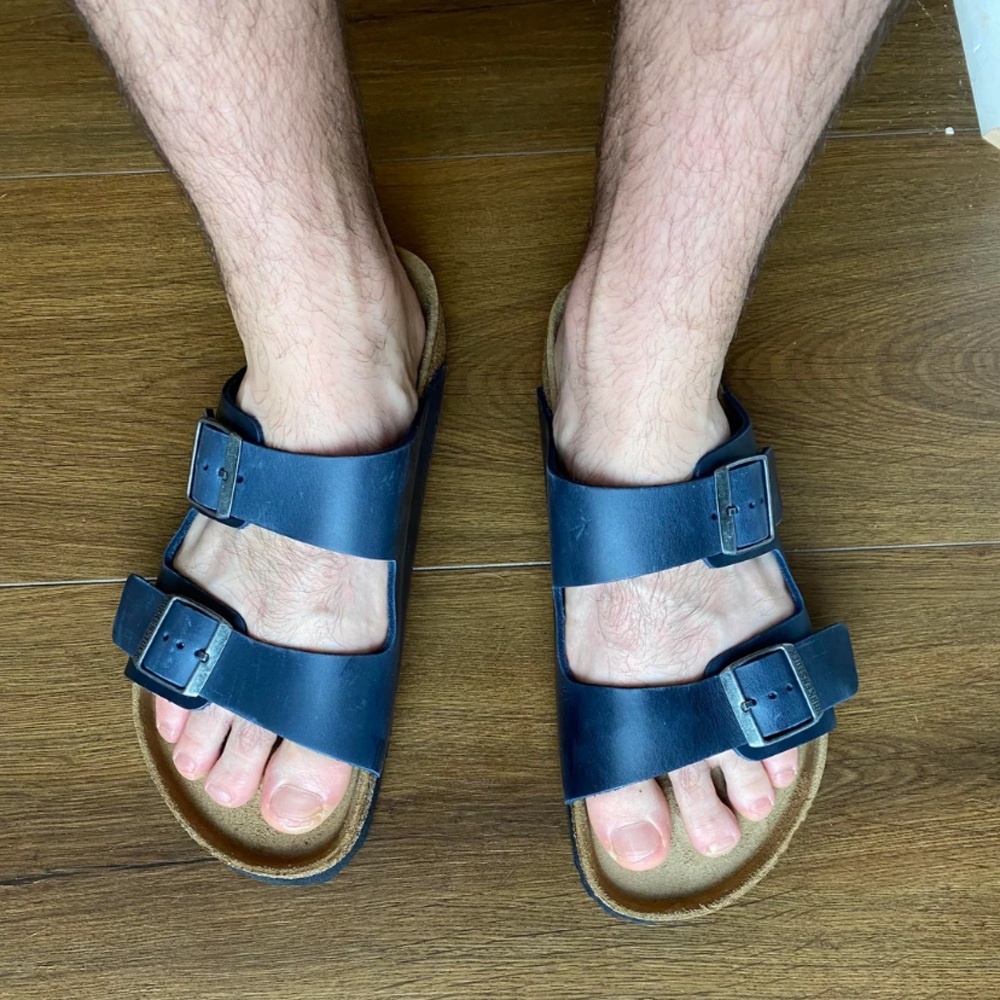 Birkenstock Arizona Navy Blue Sandals